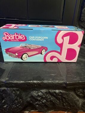 Mattel Barbie Pink Convertible Car Popcorn Container